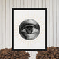 All Seeing Eye Framed Canvas - High-Quality Pine Frame & Easy Hanging