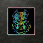 Holographic Pitbull Decal - Durable and Eye-Catching - luxlabellabs.com