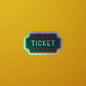 Golden Ticket Decal Holographic Stickers - Sparkling Vinyl with 3D Effect