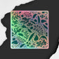 Whimsical Botanical Holographic Decal: Lush Forest Fantasy - Limited Edition