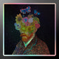 VAN Gogh Holographic Stickers - Sparkling Vinyl Art for Indoor Use - luxlabellabs.com