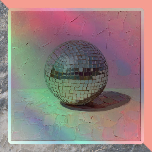 Eye-Catching Disco Ball Holographic Stickers - High-Quality Vinyl, Easy Application