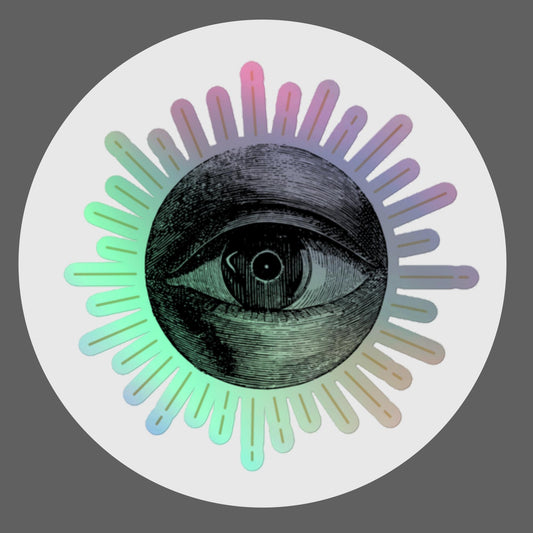 The All Seeing Eye Holographic Stickers | Eye-Catching Vinyl Decals