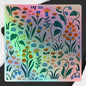 Floral Pattern Holographic Decal Stickers - Add Sparkle to Your Space