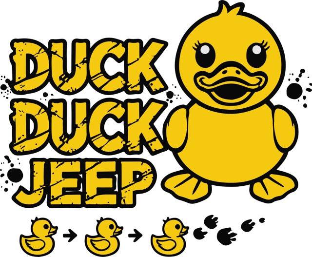 Duck Duck Jeep Sticker – Fun Vinyl Decal for Jeep Enthusiasts - luxlabellabs.com