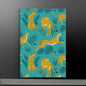 Tropical Cheetah Pattern - Vibrant Safari-Inspired Canvas Art | Modern Jungle Decor | Custom Sizes Available