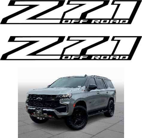 Z71 Off-Road SVG Decal Kit for Cricut and Silhouette